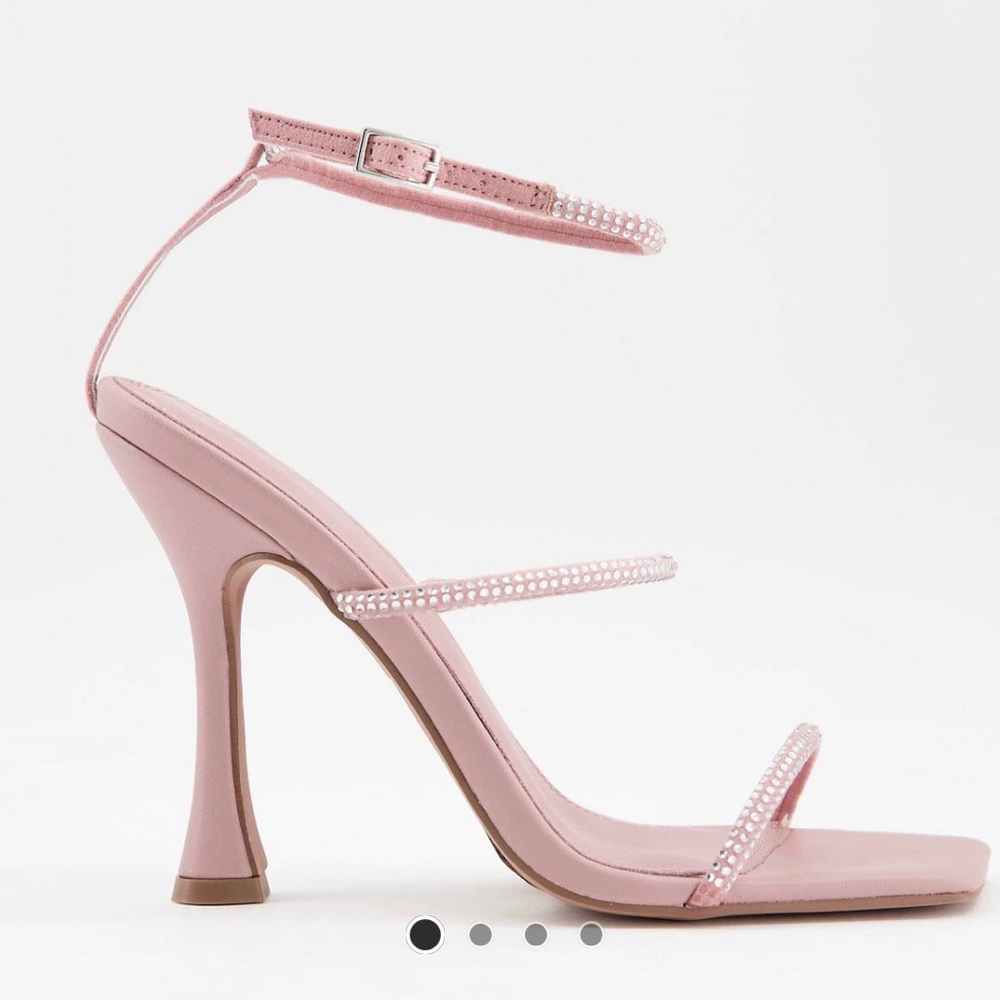 Asos Pink Embellished Sandals